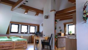 Postel nebo postele na pokoji v ubytování Haus Ruf