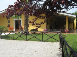 A garden outside B & B OASI