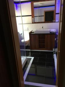 Kuchyň nebo kuchyňský kout v ubytování Wellnesshotel Schönblick