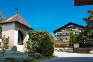 Zahrada ubytování Hôtel Le Caprice Des Neiges Combloux