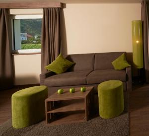 Istumisnurk majutusasutuses Hotel Gantkofel