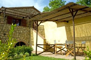 Patio nebo venkovní prostory v ubytování Borgo di Monte Murlo