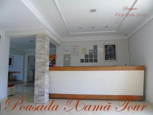 Lobbyn eller receptionsområdet på Pousada Xamã Tour