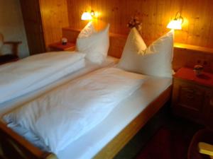 Postel nebo postele na pokoji v ubytování Haus Mayr