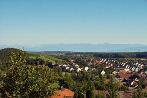 Blick auf FeWo Schillerstraße aus der Vogelperspektive