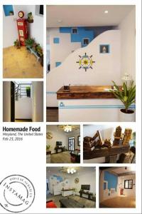 a collage of pictures of different types of houses at And B&B in Hengchun