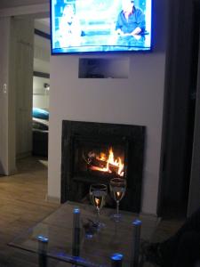 Televisyen dan/atau pusat hiburan di Baltic Holiday Houses