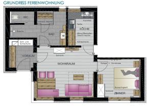Plan de l'établissement Landhaus Mader Hintertux