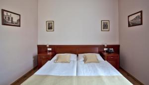Postel nebo postele na pokoji v ubytování Hotel Tacl