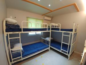 Palanda nebo palandy na pokoji v ubytování Bomgoro Guesthouse
