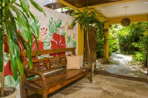 Um jardim em Pousada Moryba