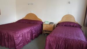 Postel nebo postele na pokoji v ubytování Coachman Motel