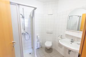 Vannituba majutusasutuses Jugendgästehaus Ulrichsberg