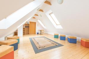 Istumisnurk majutusasutuses Jugendgästehaus Ulrichsberg