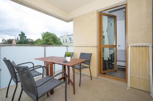 Balkón nebo terasa v ubytování Quattro Loft Hostel