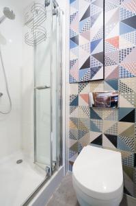 Koupelna v ubytování Quattro Loft Hostel