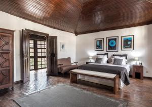 Ένα ή περισσότερα κρεβάτια σε δωμάτιο στο Casas de Selhariz