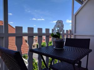 Balkón alebo terasa v ubytovaní Valloris Apartments