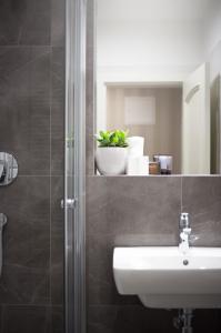 Kúpeľňa v ubytovaní Hotel Schwaiger