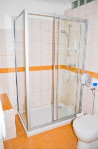 Koupelna v ubytování Gasthaus-Pension Schwarzer Graf