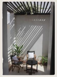 Posezení v ubytování Andavelo House