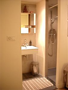 Kylpyhuone majoituspaikassa Amsterdam Lily apartment