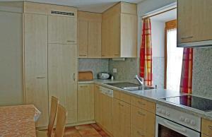 Dapur atau dapur kecil di Ferienwohnung Bergwelt +9 gambar
