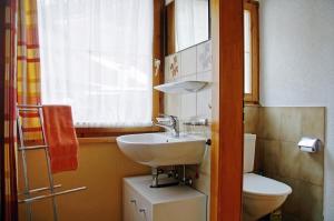Bilik mandi di Ferienwohnung Bergwelt