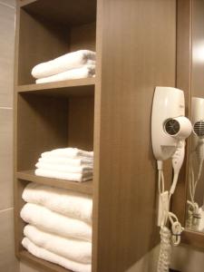 Kylpyhuone majoituspaikassa Complexe Hotelier Le 55