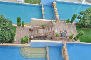 a model of a resort with a swimming pool at My Resort Family Huahin in Hua Hin