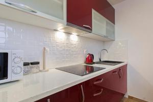 Kuchyň nebo kuchyňský kout v ubytování Villa Bareta 2
