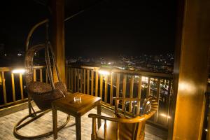 Balkoni atau teres di Wang Jiang Reclusive Boutique Inn