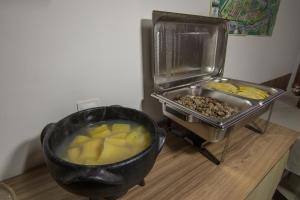 Comida in lodge ou em algum lugar perto
