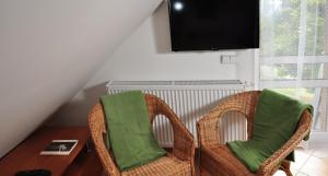 TV a/nebo společenská místnost v ubytování Penzion Lazy Daisy + 10 fotografií