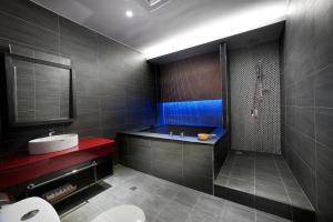 Koupelna v ubytování Fukun 5 Motel