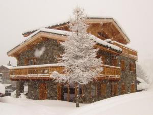Chalet Monte Bianco v zimě