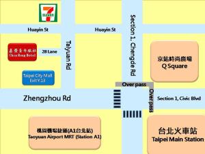 台北的住宿－嘉荣青年旅舍，一张朝鲜机场的地图可能在阿皮