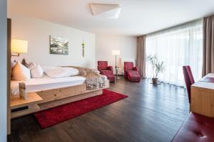 Posezení v ubytování Naturparkhotel Adler