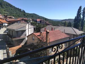 a view of a town from a balcony at Casa Belen I y II in Madroñal