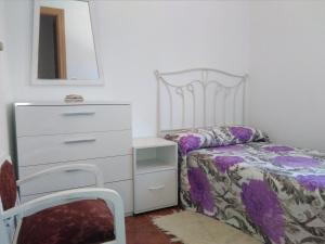 Postel nebo postele na pokoji v ubytování Castillo Alto
