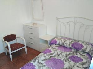 Postel nebo postele na pokoji v ubytování Castillo Alto