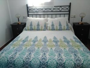 Postel nebo postele na pokoji v ubytování Castillo Alto