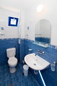 Koupelna v ubytování Hotel Penelope