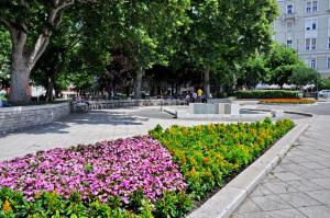 Vonkajšia záhrada v ubytovaní Small Paris