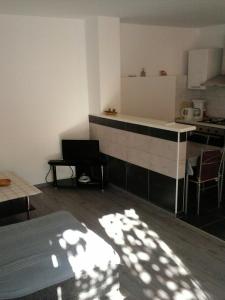 Kuchyň nebo kuchyňský kout v ubytování Apartmani Marić
