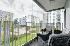 Balkón nebo terasa v ubytování Rio de Mare - Nadmorze Apartments