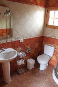 バルセキージョにあるLas Moranasのバスルーム(トイレ、洗面台付)