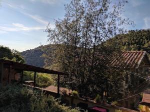 a house with a view of a mountain at Agula Relais camera matrimoniale in Pugnano