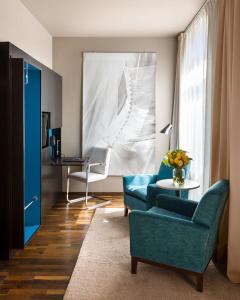 Posezení v ubytování Home Hotel Folketeateret