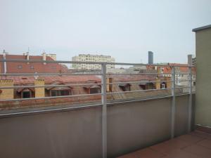 Balkón alebo terasa v ubytovaní livingROOM_Wroc_Mosiężna